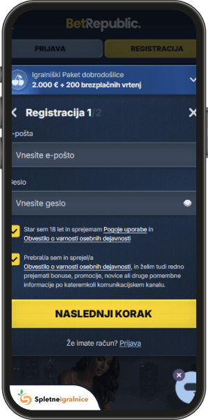 postopek registracije v betrepublic