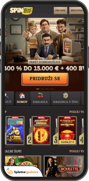spletni igralni avtomati spinboss