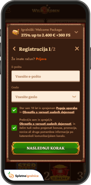 postopek registracije v wildrobin