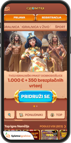 spletni igralni avtomati cleobetra